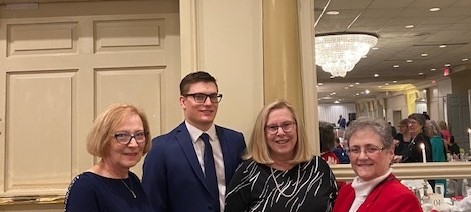 2022 Diva and Dons Gala . From your left to right: Beth Knox, Michael Gallagher, Maureen Clark-Gallagher, Ana Catanzaro 